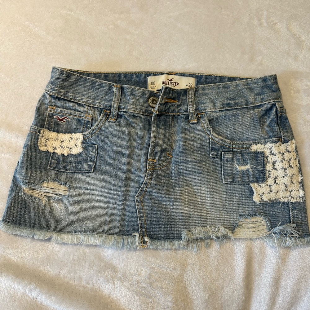 Hollister Jean Skirt (SHORT) lace pockets
